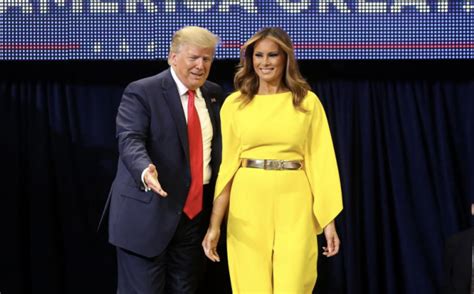 Melania Trump makes bold fashion statement in rare campaign 